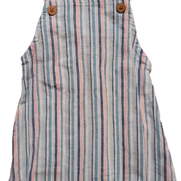 CARTER'S neutral overall outfit. Size 3-6 months. Never Worn! - Picture 3 of 6